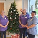 Willen Hospice nurses at Christmas