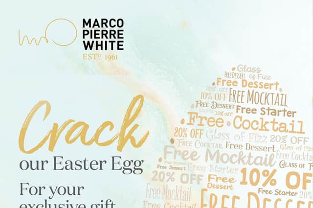 There are some cracking offers this Easter at Marco Pierre White's Milton Keynes restaurant