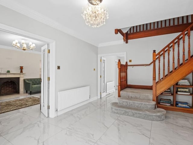 The property in Loughton opens on to an impressive entrance hall