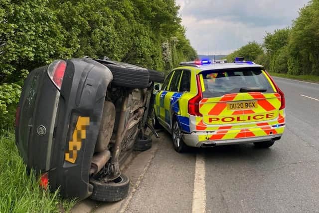 Dramatic police chase through Milton Keynes town ends in stolen car ...