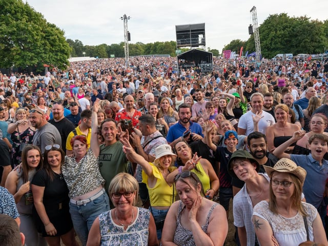 Fanis inside Campbell Park, Milton Keynes, July 16, 2022. Photo by David Jackson