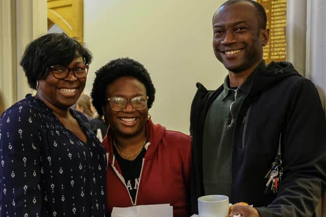 Happy Thornton College GCSE student on results day.