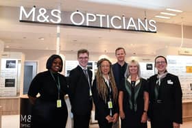 Service with a smile from the team of the newly launched M&S opticians service