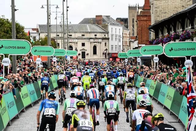 Free activities including cycling-related stunts and bike checks are taking place in Milton Keynes prior to the start of the third stage of the Tour of Britain