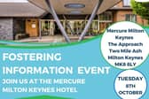 Join Nexus Fostering at the Mercure Milton Keynes Hotel on Tuesday 8th October 7-8pm