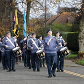 The parade set off from Bletchley Park, photo by Jane Russell
