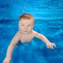 Underwater photoshoot at Water Babies Bucks & Beds