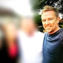Simon Thomas has an emotional meeting with the couple, whose faces have been blurred to protect their identity