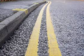 The double yellow lines will be painted in September