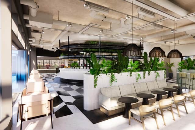 There is indoor seating at Unity Place