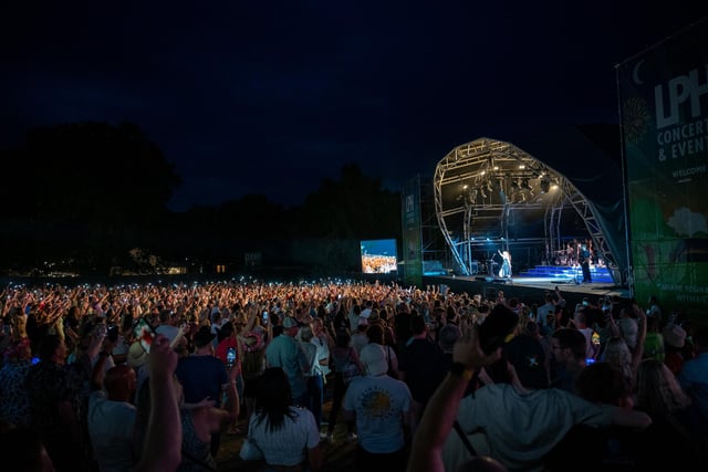 Paloma Faith performing at Campbell Park in Milton Keynes on July 17, 2022. Photo by David Jackson.