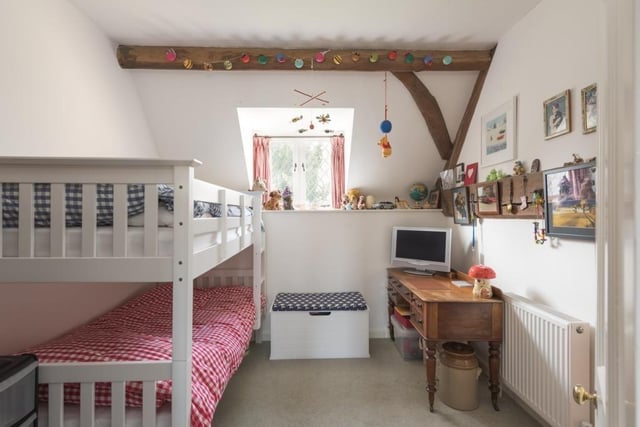 There are two double bedrooms  plus a nursery/study