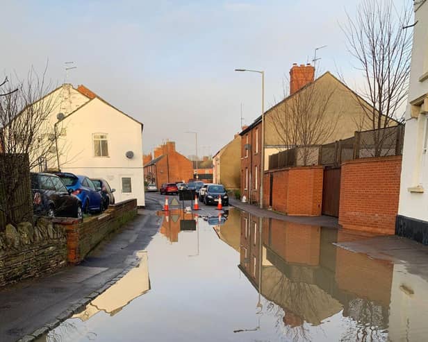 Past flooding in Newport Pagnell