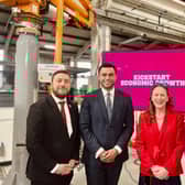 City Council leader Pete Marland with the three Milton Keynes MPs