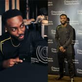 Christian Alifoe at the National Theatre after being presented with the Black British Theatre Award for Best Supporting Actor in a Play