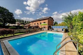 This converted old water mill offers numerous benefits - not least the luxury of a swimming pool