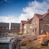 Amplius homes under construction.