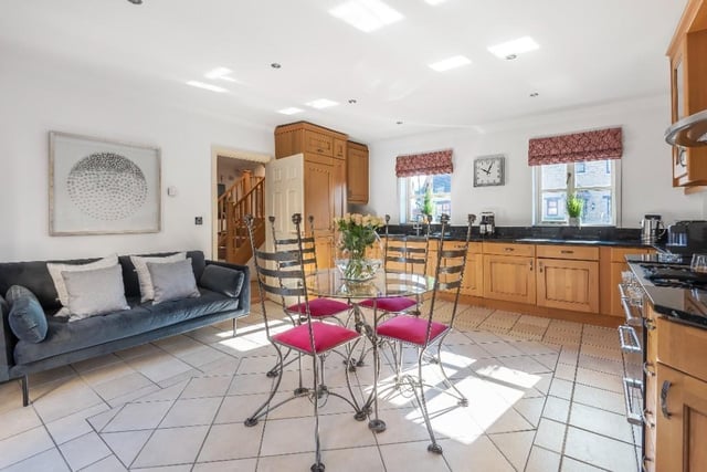 The well appointed kitchen/breakfast room benefits from built- In dishwasher and fridge freezer