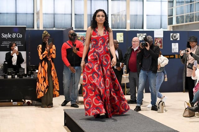 A fashion show took centre stage at the exhibition, courtesy of Constable Production and featured some stunning designs on the catwalk runway