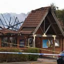 Much of the nursery's roof was destroyed