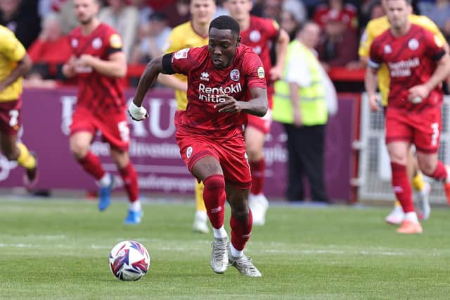 Rushian Hepburn-Murphy has signed for MK Dons from Crawley Town