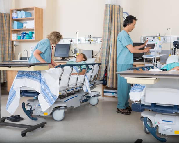 According to NHS England, flu cases in hospitals have risen seven-fold in a month.