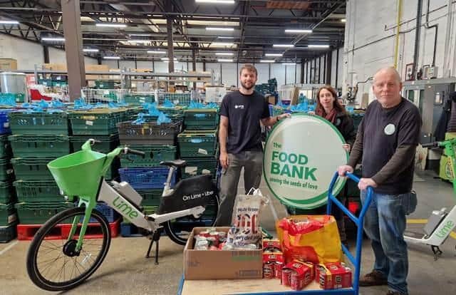 Lime has entered into a charity partnership with the Milton Keynes Food Bank