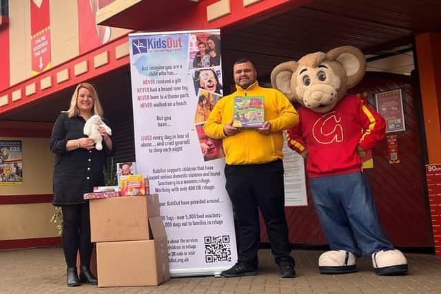 Louise Sherwood, community engagement manager at KidsOut, Liam Garcia, entertainment manager at Gull