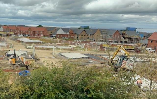 The Bloor Homes development site at Wavendon Green in MK