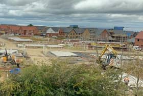 The Bloor Homes development site at Wavendon Green in MK