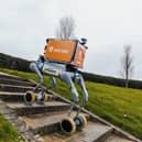 The new Just Eat robots have been launched in Milton Keynes