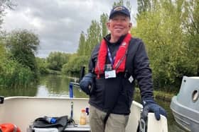 Volunteer skipper, Simon Page