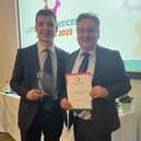 L-R James Trumper and Ian Trumper at the Luton Apprenticeship Awards