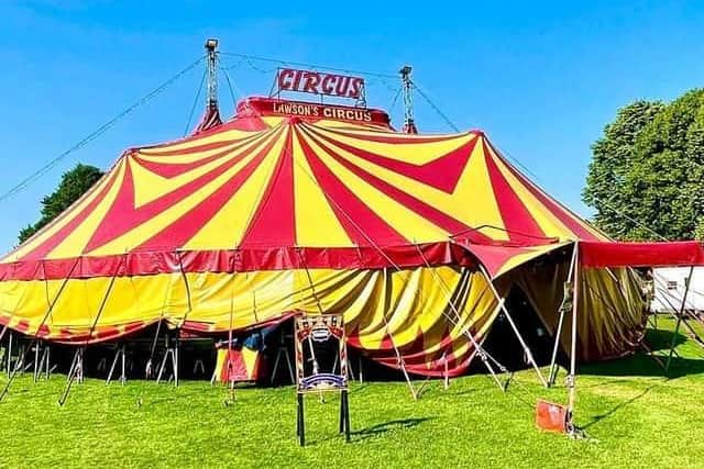 The circus opens on Wednesday September 21