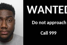 Richard Opoku is wanted in connection with a staling incident
