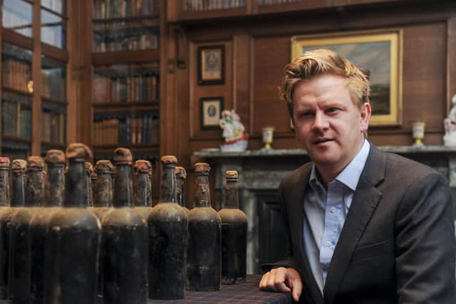 Bertie Troughton, Resident Trustee at Blair Castle discovered the bottles behind a hidden cellar door