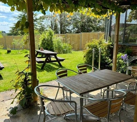 A family run village pub that offers a wide choice of beers, ales and spirits to accompany our British/Mediterranean menu. They have a large south facing garden with a children's play park and plenty of room for children to play.  Rated: 4.7