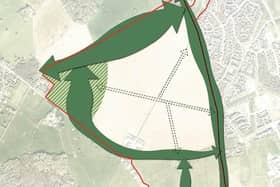 This is the location of the new Shenley Park estate