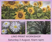 Learn the satisfying process of lino printing at Stowe House.