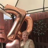 Patricia Mulholland, pictured at her 70th birthday celebration, was a much loved wife and mother