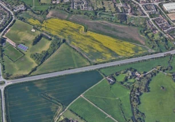 The Bloor homes site for 800 new homes is to the south of Newport Pagnell