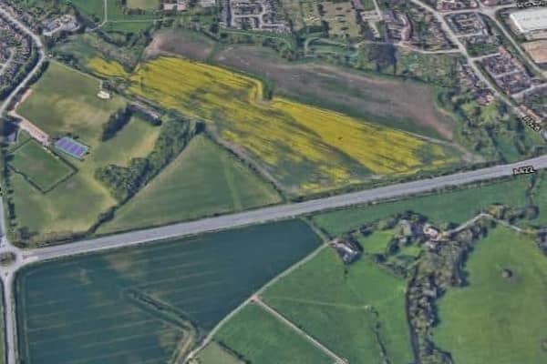 The Bloor homes site for 800 new homes is to the south of Newport Pagnell
