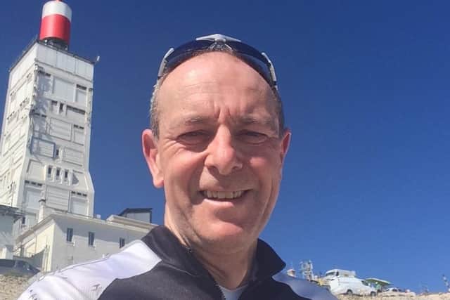 Kev Barnes is celebrating his 60th birthday by cycling from Land’s End to John O’Groats in aid of Cure CJD.