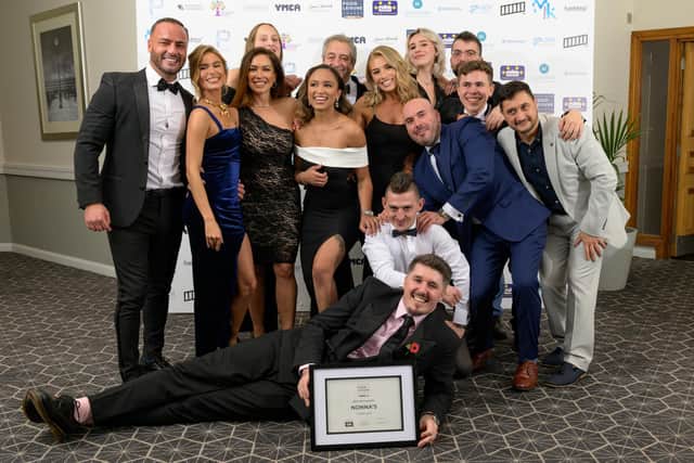 The team from Nonna's celebrate winning Best Restaurant award