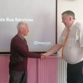 U3AC's Philip Stott and Stagecoach East's David Boden