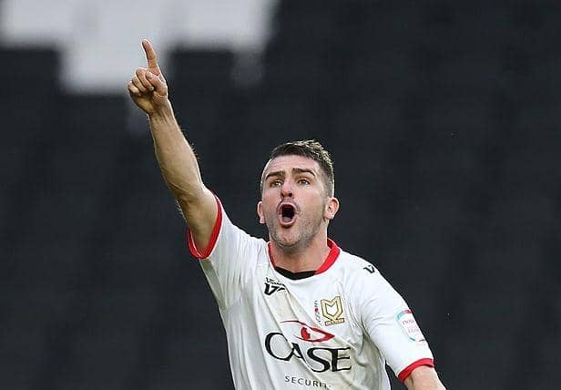 Ryan Lowe scored 11 times for Milton Keynes Dons during the 2012.13 season.