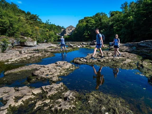 Aysgarth Falls in the Yorkshire Dales National Park