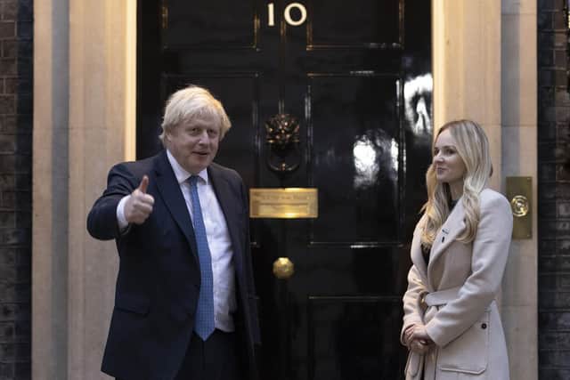 Lissie Harper with the Prime Minister in November 2021 (Photo by Dan Kitwood/Getty Images)