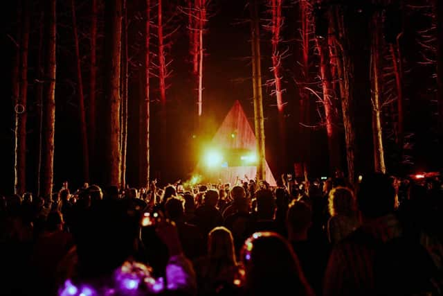 Stowaway Festival at night