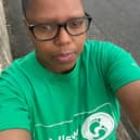 Thumeka Tshwaku is walking to help people with autism